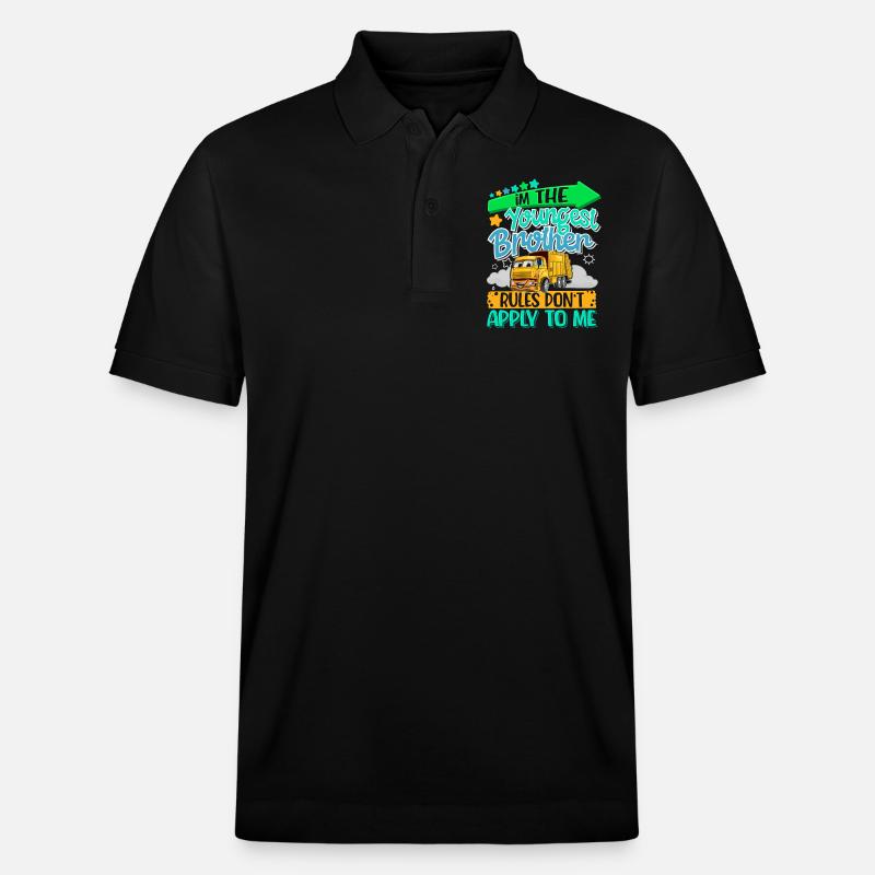 Kleiner Bruder - Stanley/Stella Unisex Bio-Poloshirt PREPSTER - Schwarz
