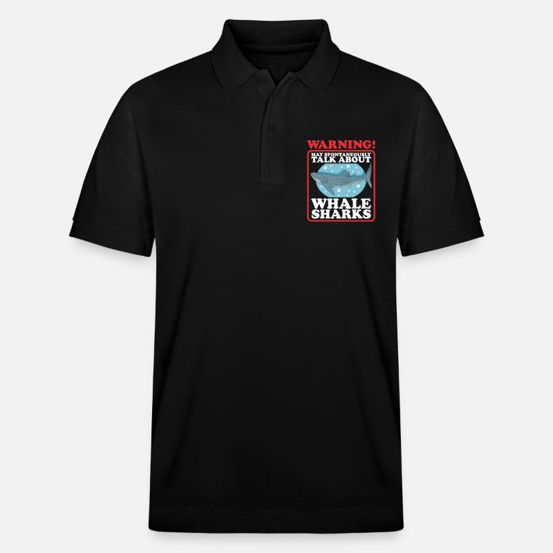 Requin-baleine Cadeau de requin-baleine - Polo PREPSTER bio Stanley/Stella Unisexe - noir