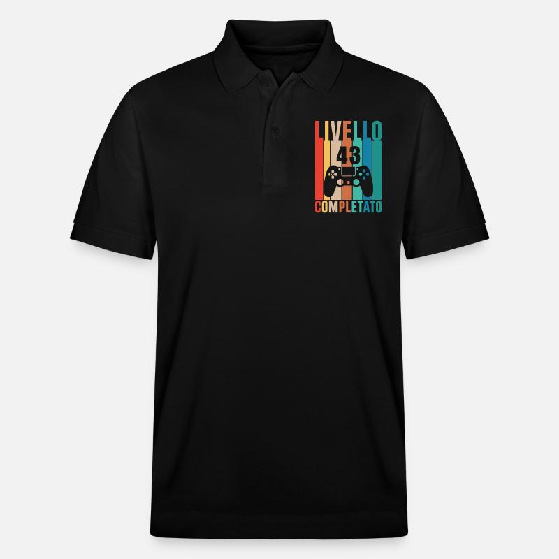 Stufe 43 - Stanley/Stella Unisex Bio-Poloshirt PREPSTER - Schwarz