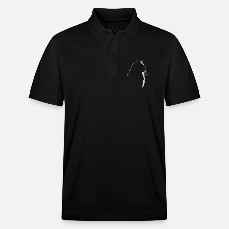 Chat - Polo PREPSTER bio Stanley/Stella Unisexe - noir