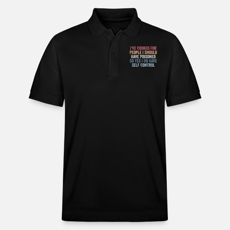 Funny - Polo PREPSTER bio Stanley/Stella Unisexe - noir
