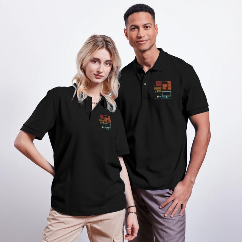 Retro Hardware Admin IT Operations Computer Scientist Polo PREPSTER bio Stanley/Stella Unisexe