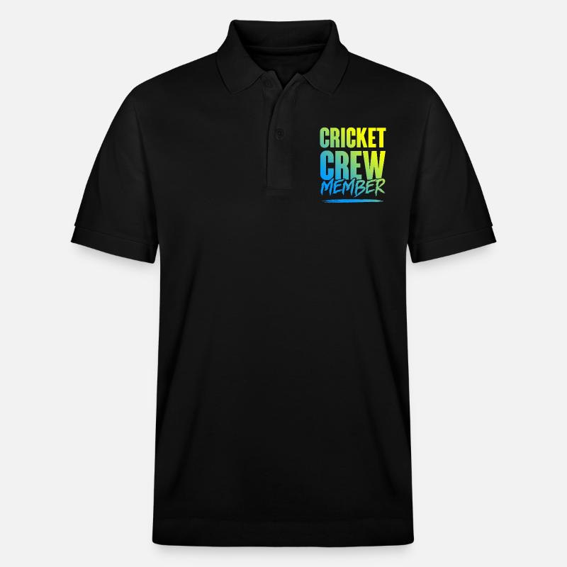Équipe de cricket - Polo PREPSTER bio Stanley/Stella Unisexe - noir