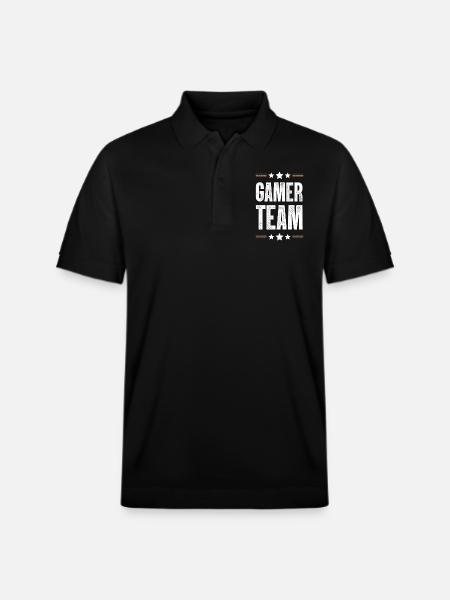Équipe de joueurs - Polo PREPSTER bio Stanley/Stella Unisexe - noir