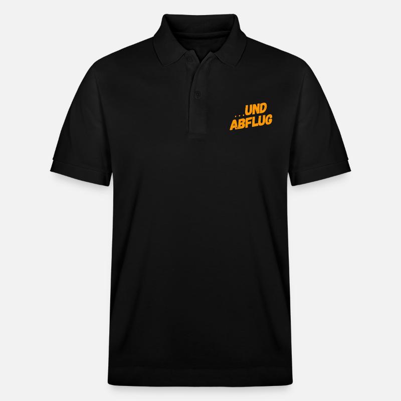 ab geht die Post - Stanley/Stella Unisex Bio-Poloshirt PREPSTER - Schwarz