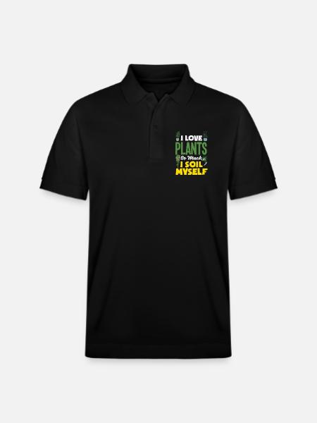Garten- Und Pflanzenliebhaber Geschenke - Stanley/Stella Unisex Bio-Poloshirt PREPSTER - Schwarz