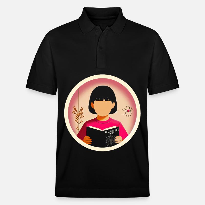 L’aventure du jeune lecteur - Polo PREPSTER bio Stanley/Stella Unisexe - noir