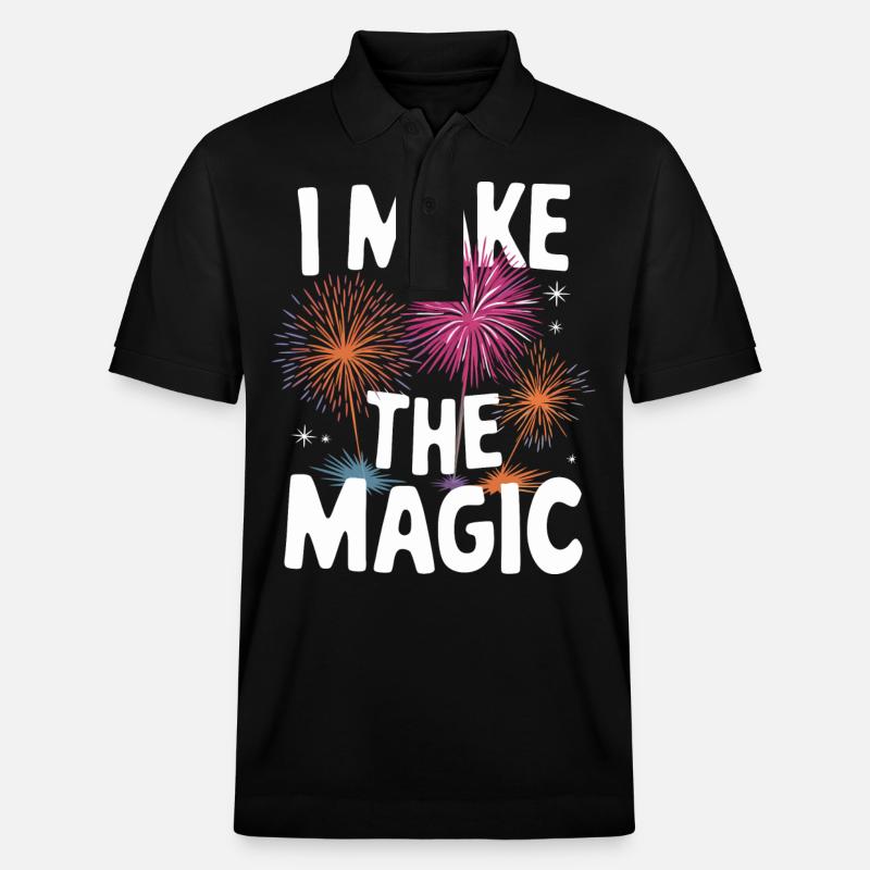 Pyrotechnie Feux d’artifice Pyrotechnie - Polo PREPSTER bio Stanley/Stella Unisexe - noir