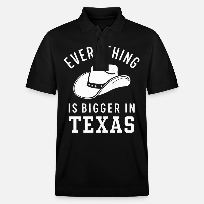 Texas State Texans Texas - Polo PREPSTER bio Stanley/Stella Unisexe - noir