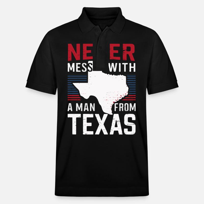 État du Texas Texans Texas - Polo PREPSTER bio Stanley/Stella Unisexe - noir