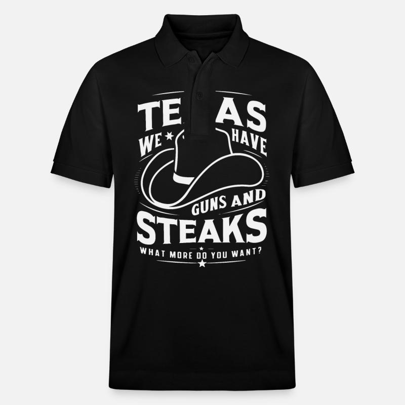État du Texas Texans Texas - Polo PREPSTER bio Stanley/Stella Unisexe - noir