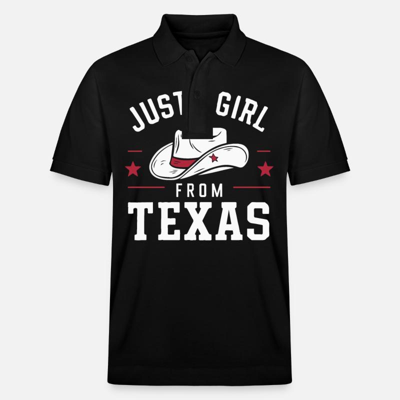 État du Texas Texans Texas - Polo PREPSTER bio Stanley/Stella Unisexe - noir