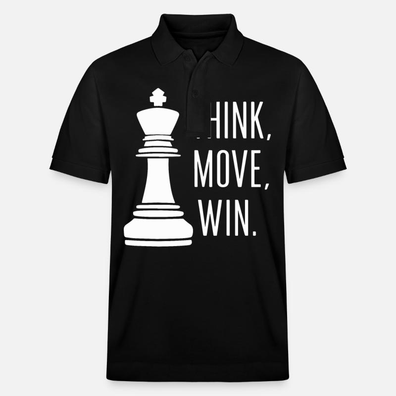 Chess Chess Player - Stanley/Stella Unisex Organic Polo Shirt PREPSTER - black