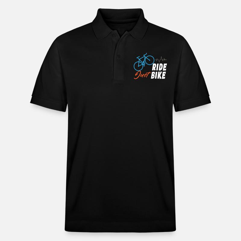 Just Ride Bike - Polo PREPSTER bio Stanley/Stella Unisexe - noir