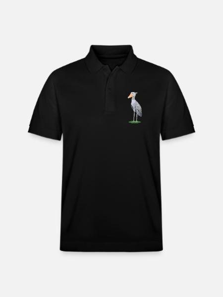 Steffen, shoe beak - Stanley/Stella Unisex Organic Polo Shirt PREPSTER - black