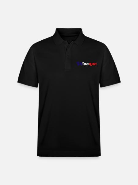 Petanque, for bowling - Stanley/Stella Unisex Organic Polo Shirt PREPSTER - black