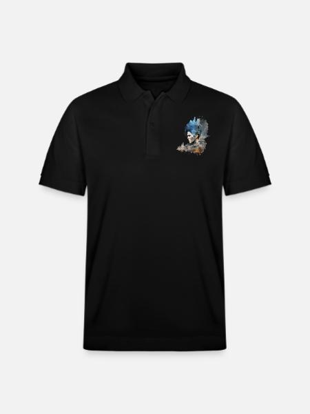 Mad Fury No21 - Stanley/Stella Unisex Bio-Poloshirt PREPSTER - Schwarz