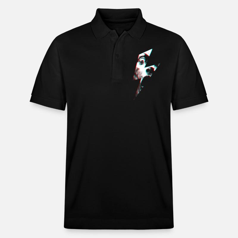 Décalage vers le rouge clignotant - Polo PREPSTER bio Stanley/Stella Unisexe - noir