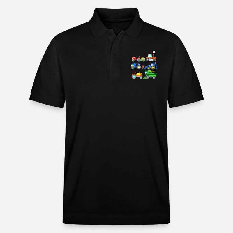 Véhicules de chantier - Polo PREPSTER bio Stanley/Stella Unisexe - noir