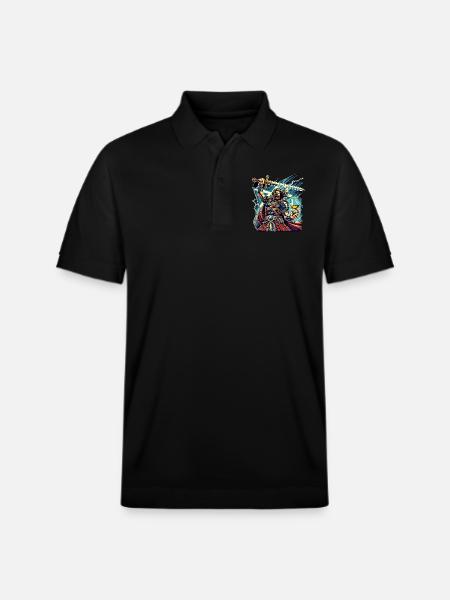 Scotch Whisky Warrior - Stanley/Stella Unisex Organic Polo Shirt PREPSTER - black