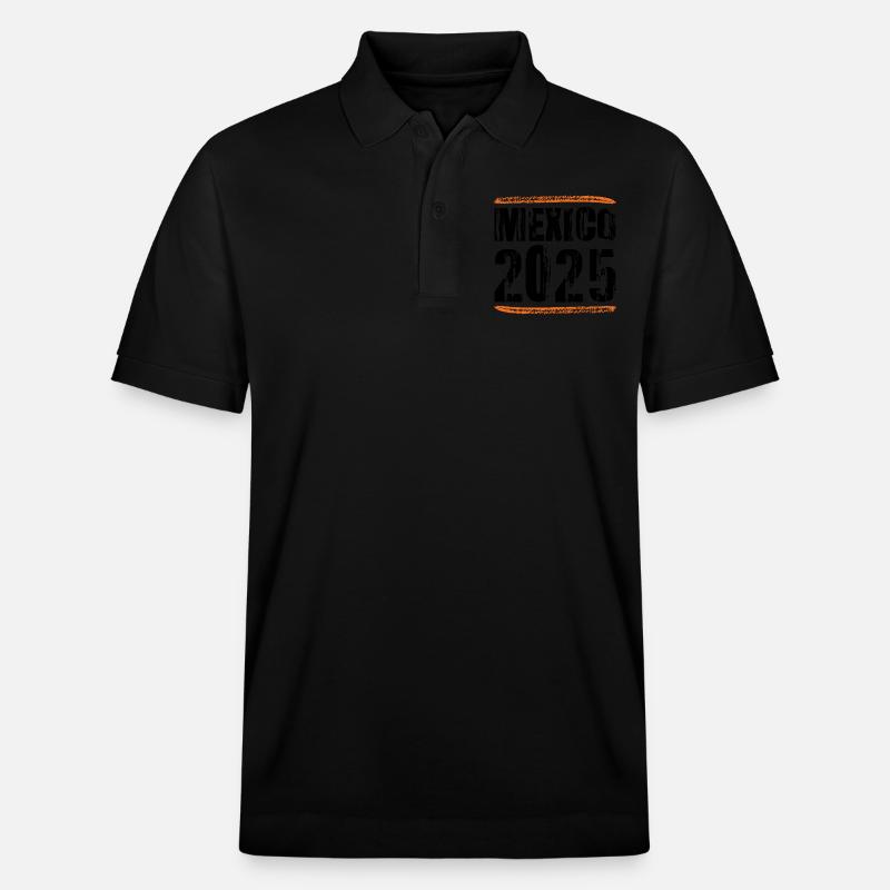 Mexiko 2025 Spruch - Stanley/Stella Unisex Bio-Poloshirt PREPSTER - Schwarz