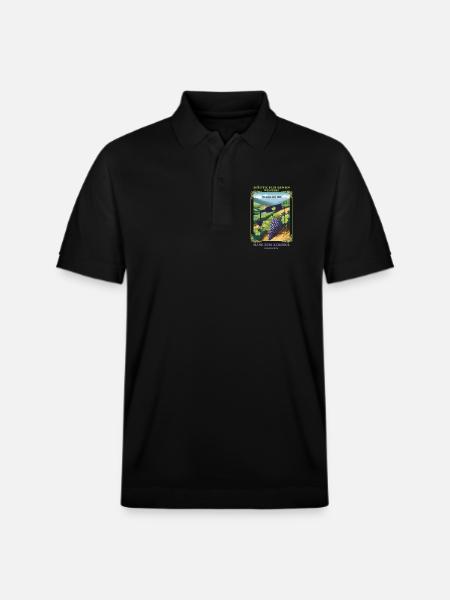 Penchant for alcohol - Stanley/Stella Unisex Organic Polo Shirt PREPSTER - black