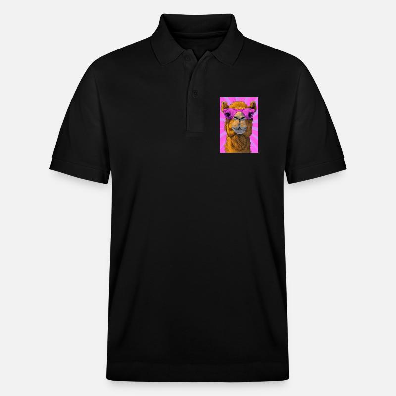 Kamel - Stanley/Stella Unisex Bio-Poloshirt PREPSTER - Schwarz