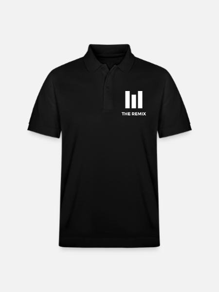 THE REMIX - Stanley/Stella Unisex Organic Polo Shirt PREPSTER - black