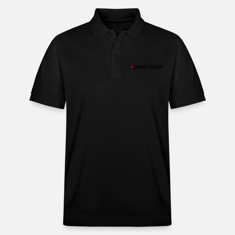 Cœur en édition limitée - Polo PREPSTER bio Stanley/Stella Unisexe - noir