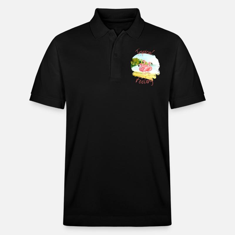 Sensation tropicale - Polo PREPSTER bio Stanley/Stella Unisexe - noir