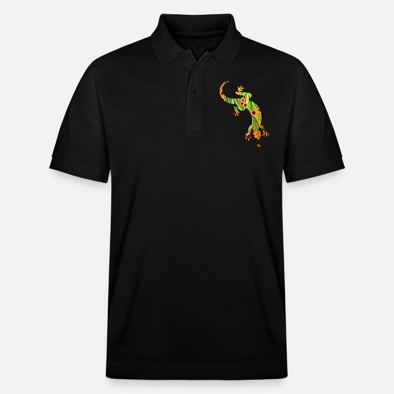 Lézard E 110 - Polo PREPSTER bio Stanley/Stella Unisexe - noir