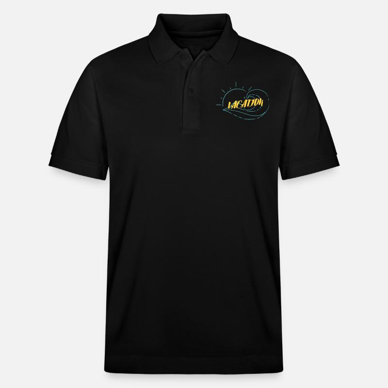 Urlaub - Urlaubszeit - Stanley/Stella Unisex Bio-Poloshirt PREPSTER - Schwarz