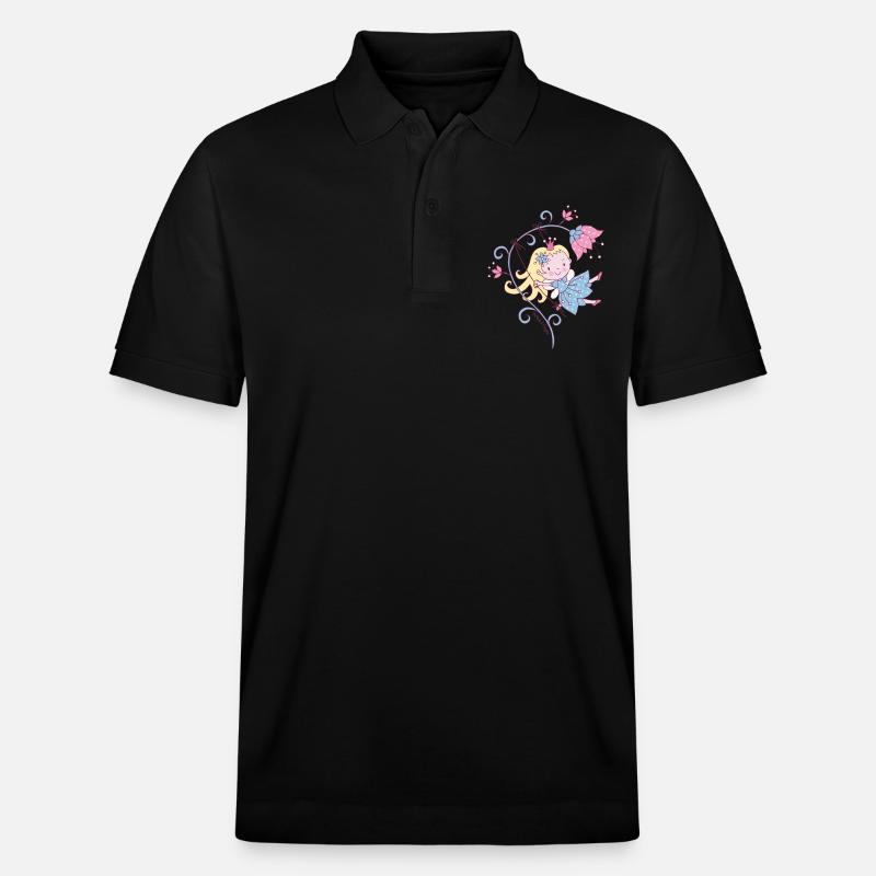 Kleine Fee - Stanley/Stella Unisex Bio-Poloshirt PREPSTER - Schwarz