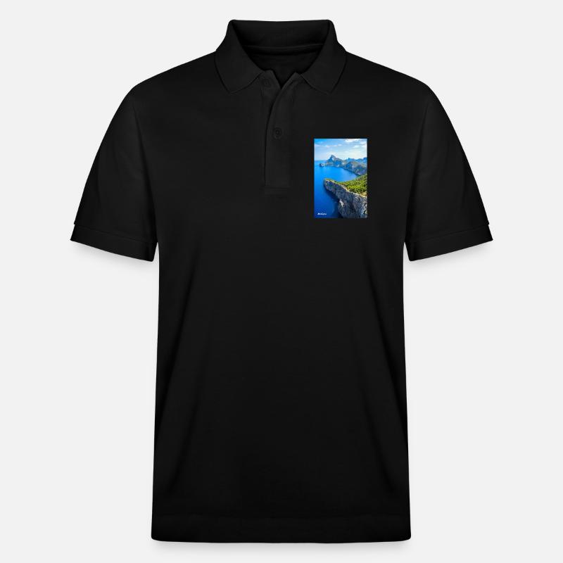 Mallorca Cap Formentor - Stanley/Stella Unisex Bio-Poloshirt PREPSTER - Schwarz