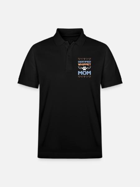 Zertifizierte Whippet Mama - Stanley/Stella Unisex Bio-Poloshirt PREPSTER - Schwarz