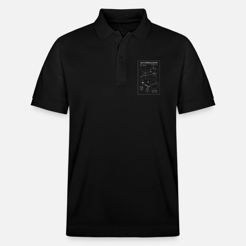 Sternbild Löwe - Stanley/Stella Unisex Bio-Poloshirt PREPSTER - Schwarz