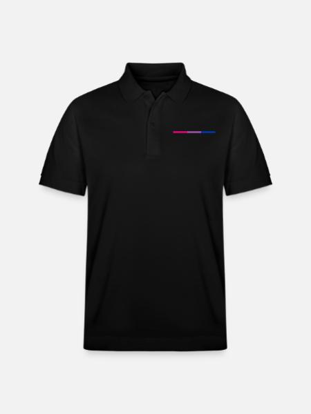 Bisex Pride Swag (subtile) - Stanley/Stella Unisex Bio-Poloshirt PREPSTER - Schwarz