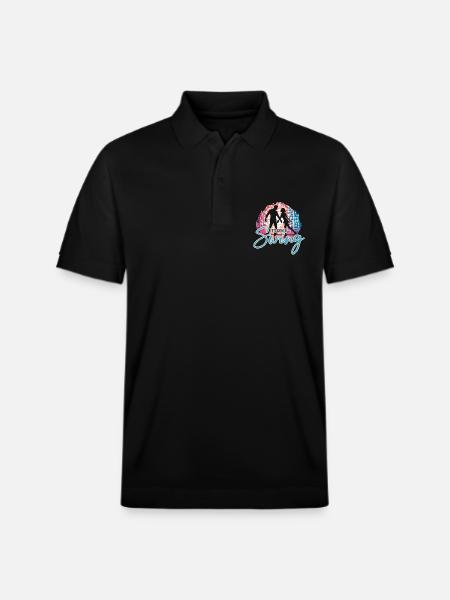 Swing Dance It's Gon'a Swing elsker dansesport - Stanley/Stella PREPSTER økologisk unisex poloshirt - sort