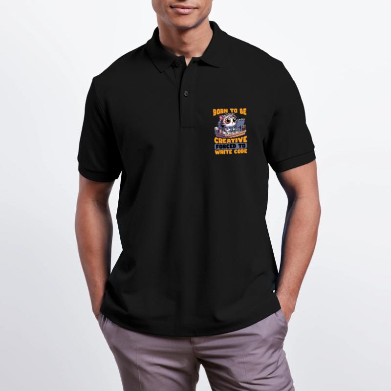 Coder Born To Be Creative Web Developer Coders Stanley/Stella Unisex Bio-Poloshirt PREPSTER