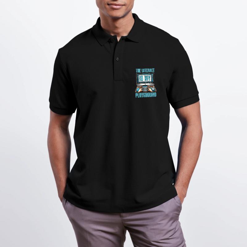 Coder The Internet Is My Playground Web Developer Stanley/Stella Unisex Bio-Poloshirt PREPSTER