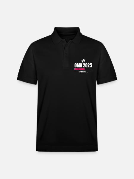 Oma 2025 - Stanley/Stella Unisex Bio-Poloshirt PREPSTER - Schwarz