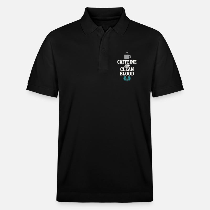 Dialyse Schwester Tech Nierenpflege Nephrologie - Stanley/Stella Unisex Bio-Poloshirt PREPSTER - Schwarz
