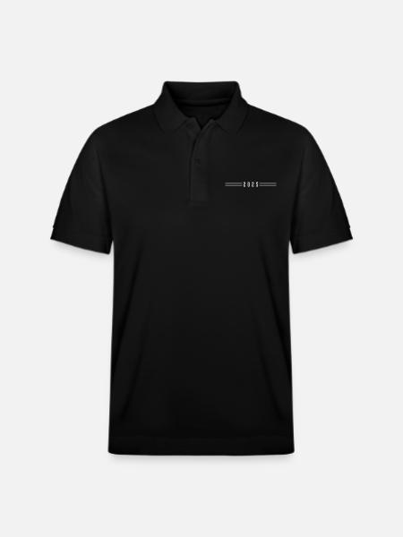 2025 year - Stanley/Stella Unisex Organic Polo Shirt PREPSTER - black