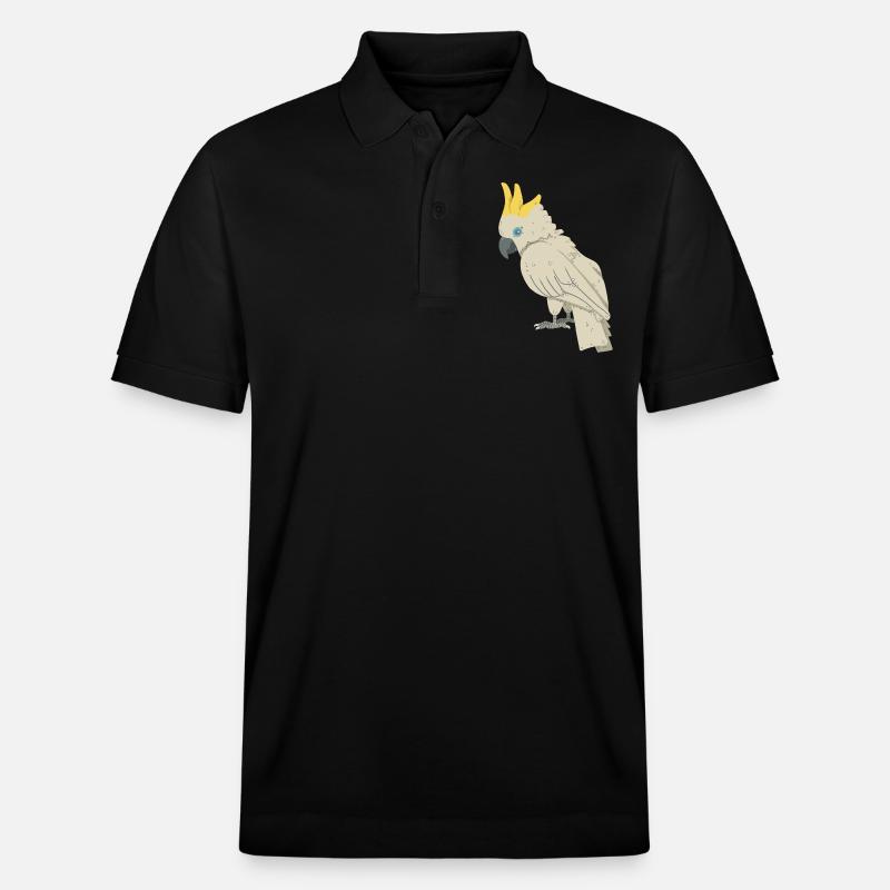 Kakadu - Stanley/Stella Unisex Bio-Poloshirt PREPSTER - Schwarz