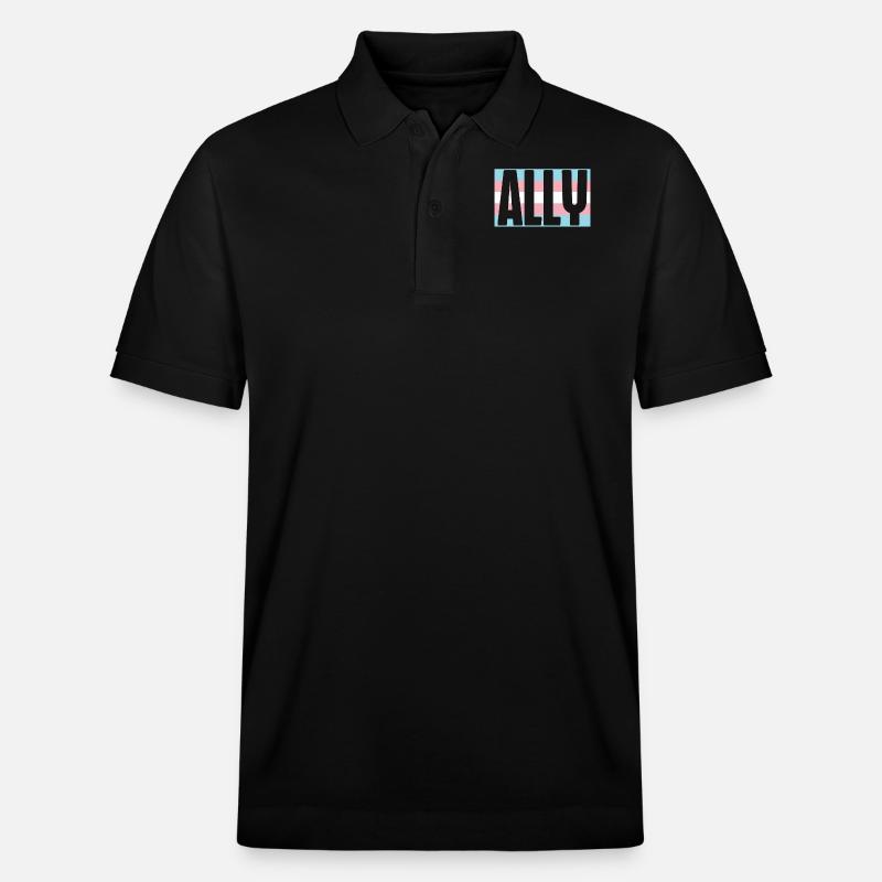 Transgender Trans LGBT Pride - Stanley/Stella Unisex Bio-Poloshirt PREPSTER - Schwarz