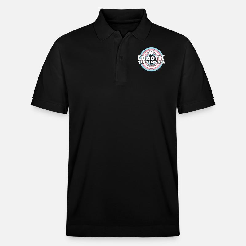 Transgender Trans LGBT Pride - Stanley/Stella Unisex Bio-Poloshirt PREPSTER - Schwarz