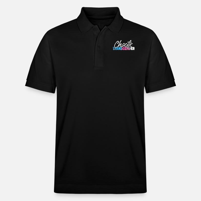 Fierté LGBT transgenre - Polo PREPSTER bio Stanley/Stella Unisexe - noir