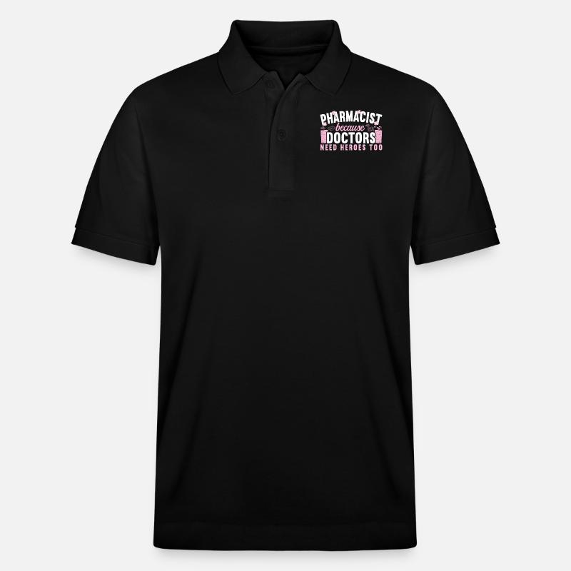 Technicien en pharmacie - Polo PREPSTER bio Stanley/Stella Unisexe - noir