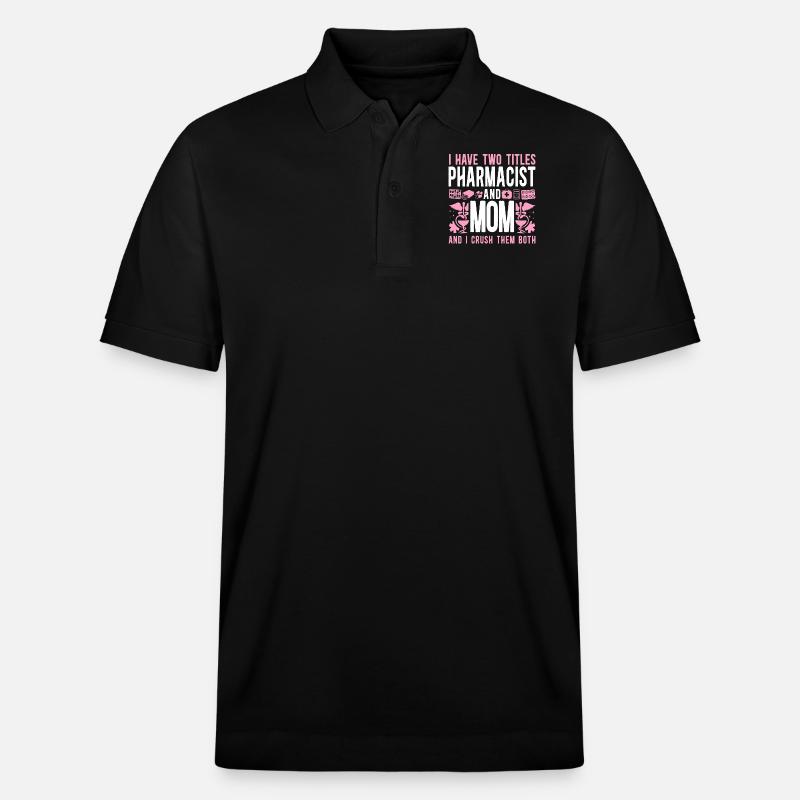 Technicien en pharmacie - Polo PREPSTER bio Stanley/Stella Unisexe - noir