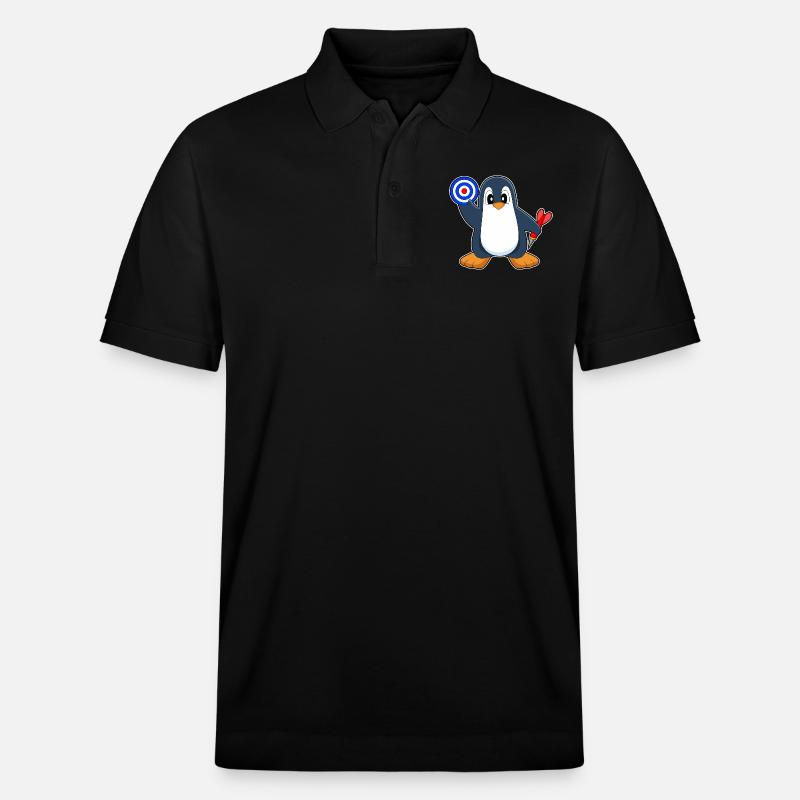 Pingouin Dart Dart - Polo PREPSTER bio Stanley/Stella Unisexe - noir
